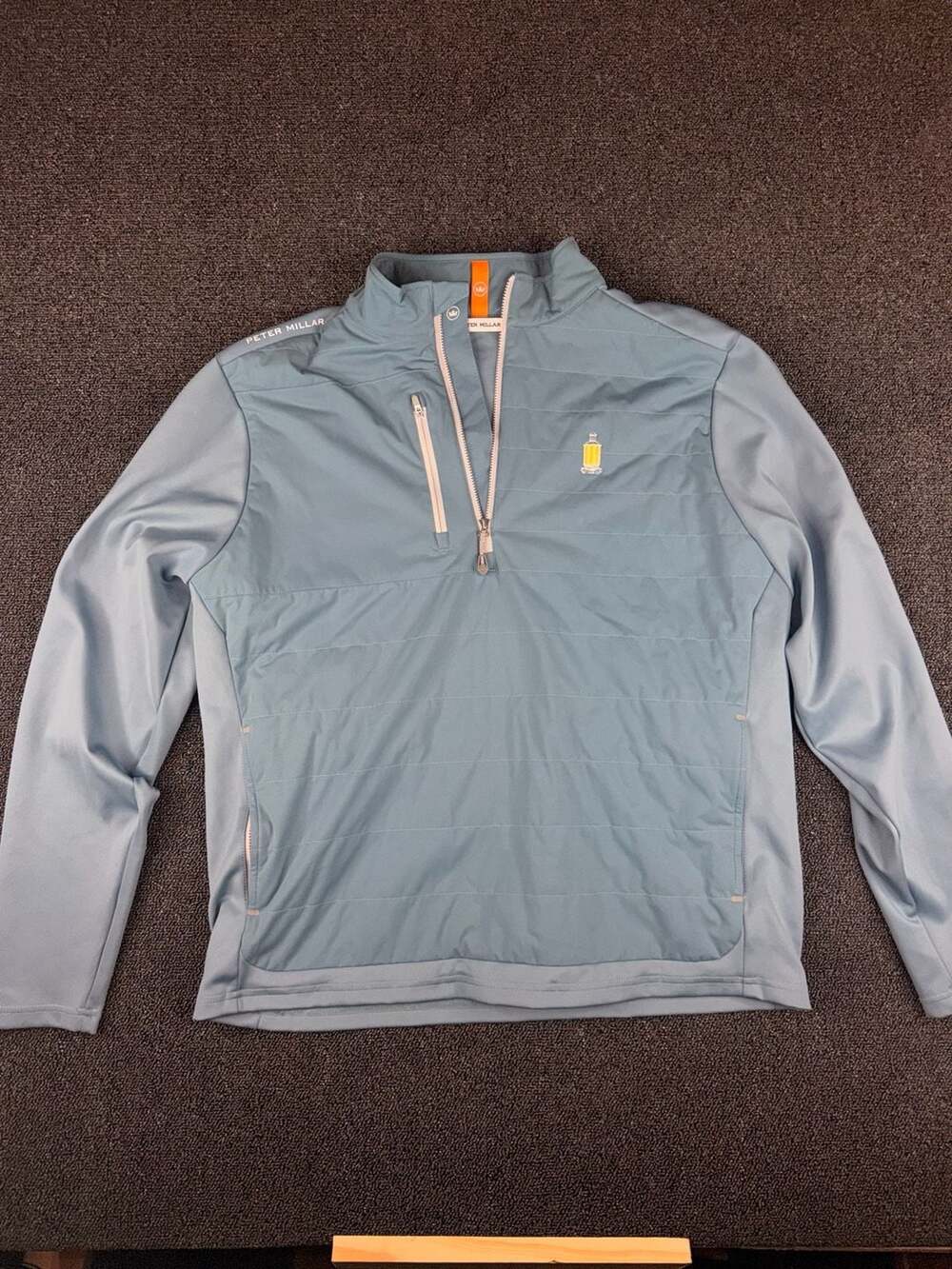 Peter Millar Men's Hyperlight Weld Hybrid Half-Zip Pullover Size L